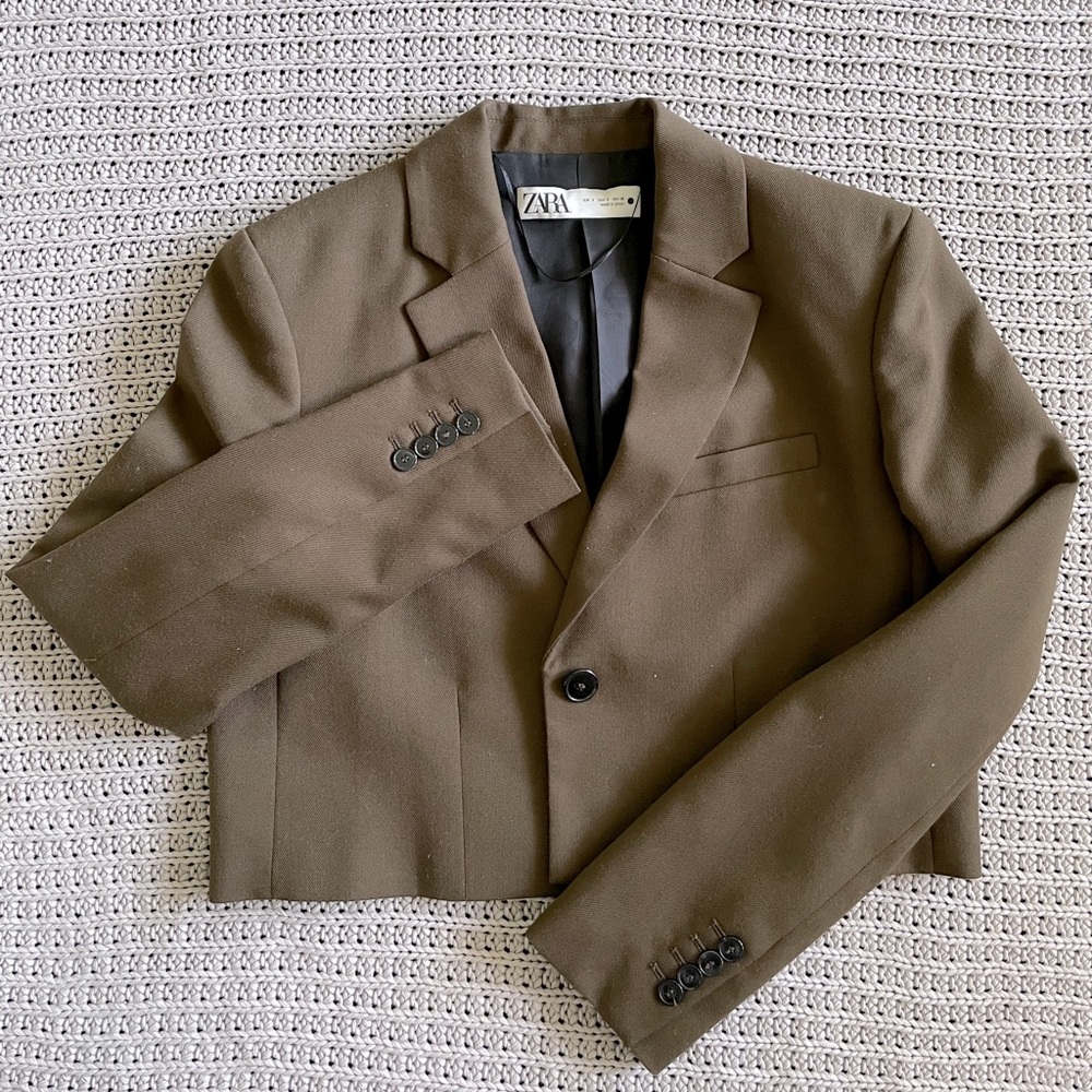 Zara Cropped Blazer